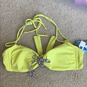 Gap Body Yellow Bikini Top NWT size S
